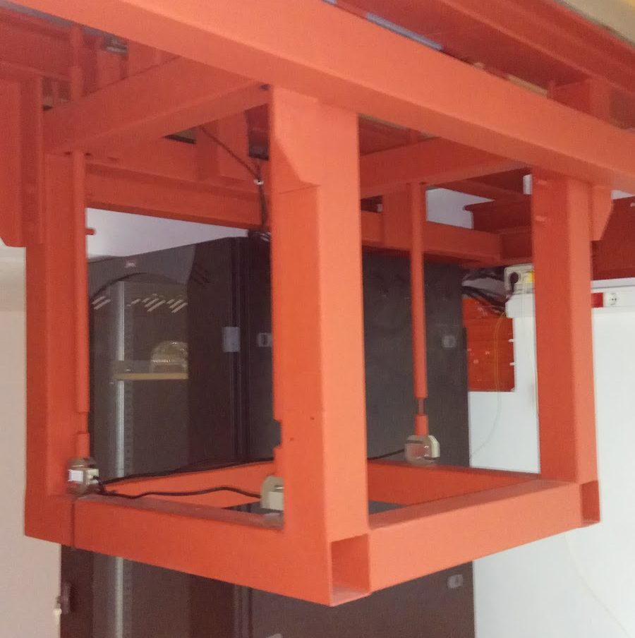 Imagen 4. Balanza del túnel de viento de ITER.